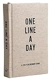 One Line a Day: A Five-Year Memory Journal: A Five-Year Memory Book