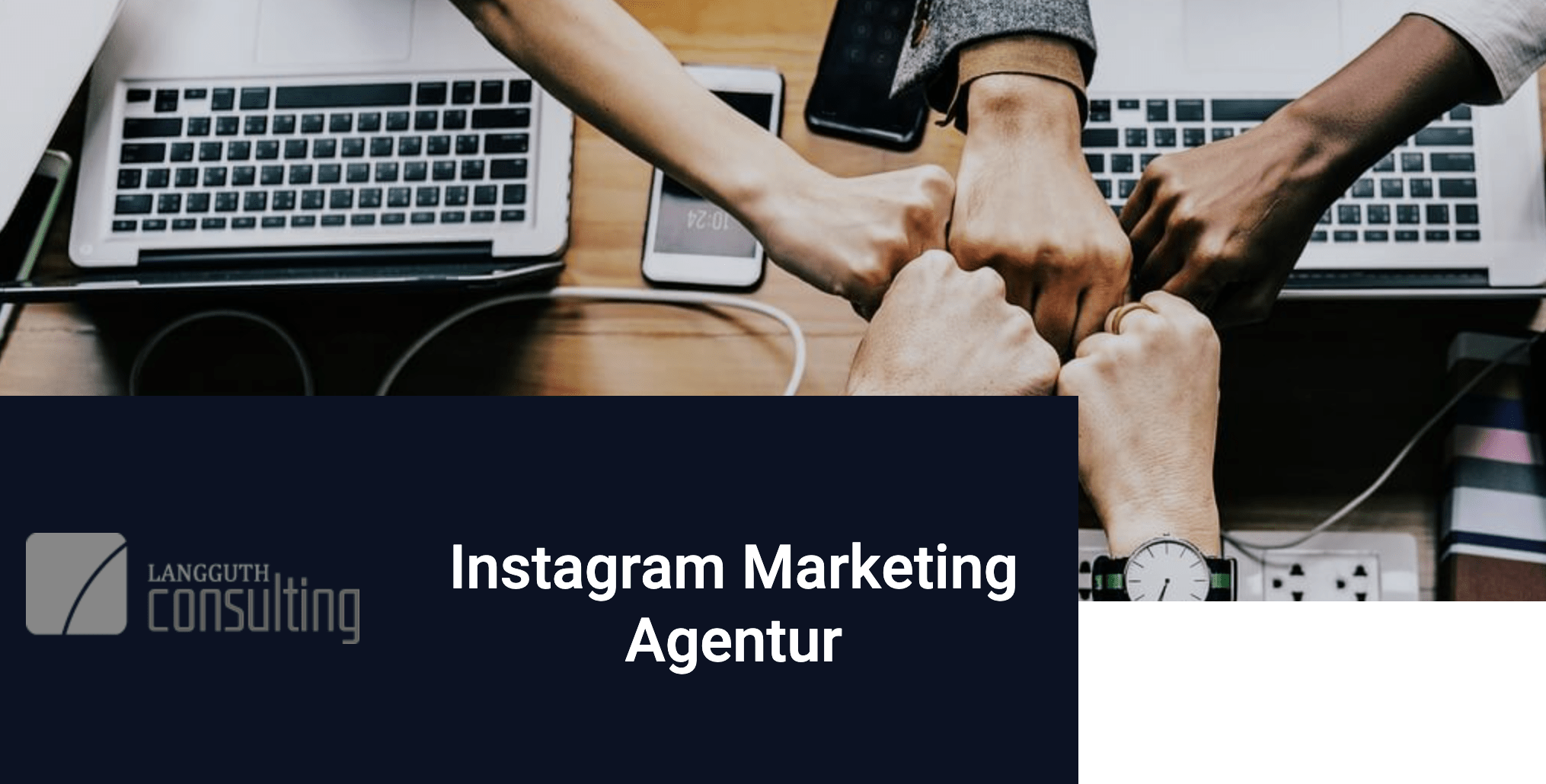 Langguth Consulting: Instagram Marketing Agentur für Behörden und Firmen [Werbung]
