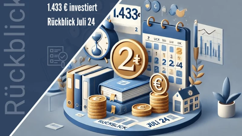 1.433 € investiert & 2 Buchrezensionen – Rückblick Juli 24