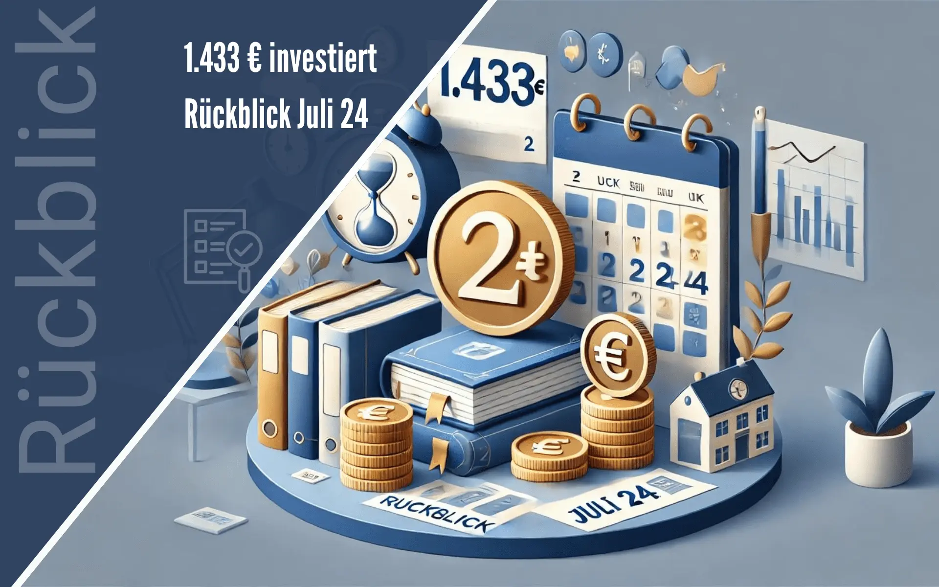 1.433 € investiert & 2 Buchrezensionen – Rückblick Juli 24