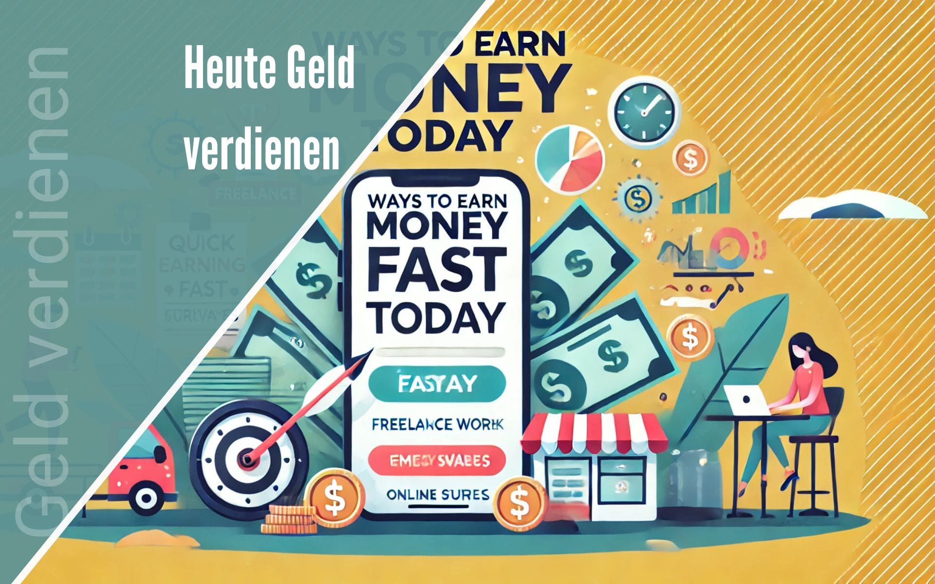 9+ Ideen, um noch heute Geld zu verdienen (online & offline)