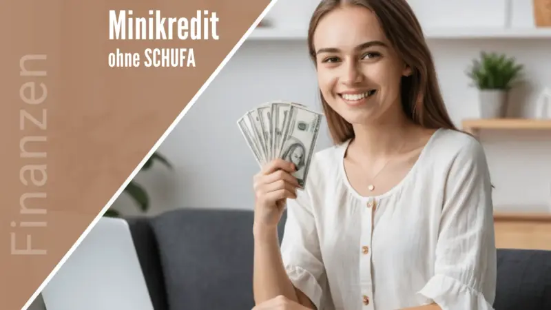 Minikredit ohne SCHUFA: So erhältst du schnell & einfach Geld aufs Konto