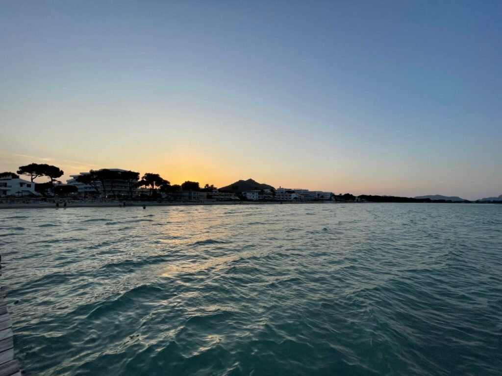 Sonnenuntergang auf Mallorca (Platja de Muro)